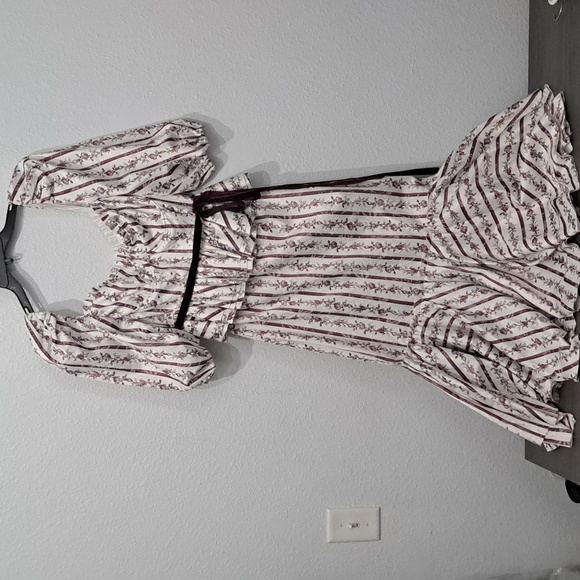 Antonio Melani+ Nicola Bathie Florence Floral Print Sweetheart Square Neck Dress - Picture 8 of 16